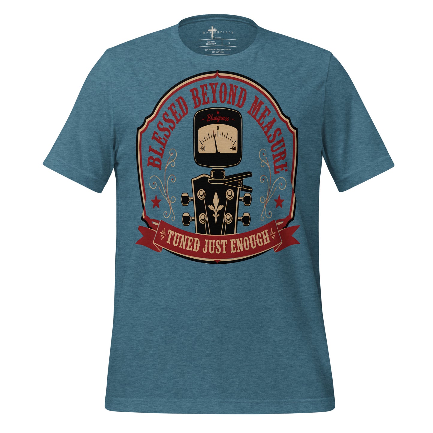 Blessed and Tuned - Teal - MasterPiece Shirts