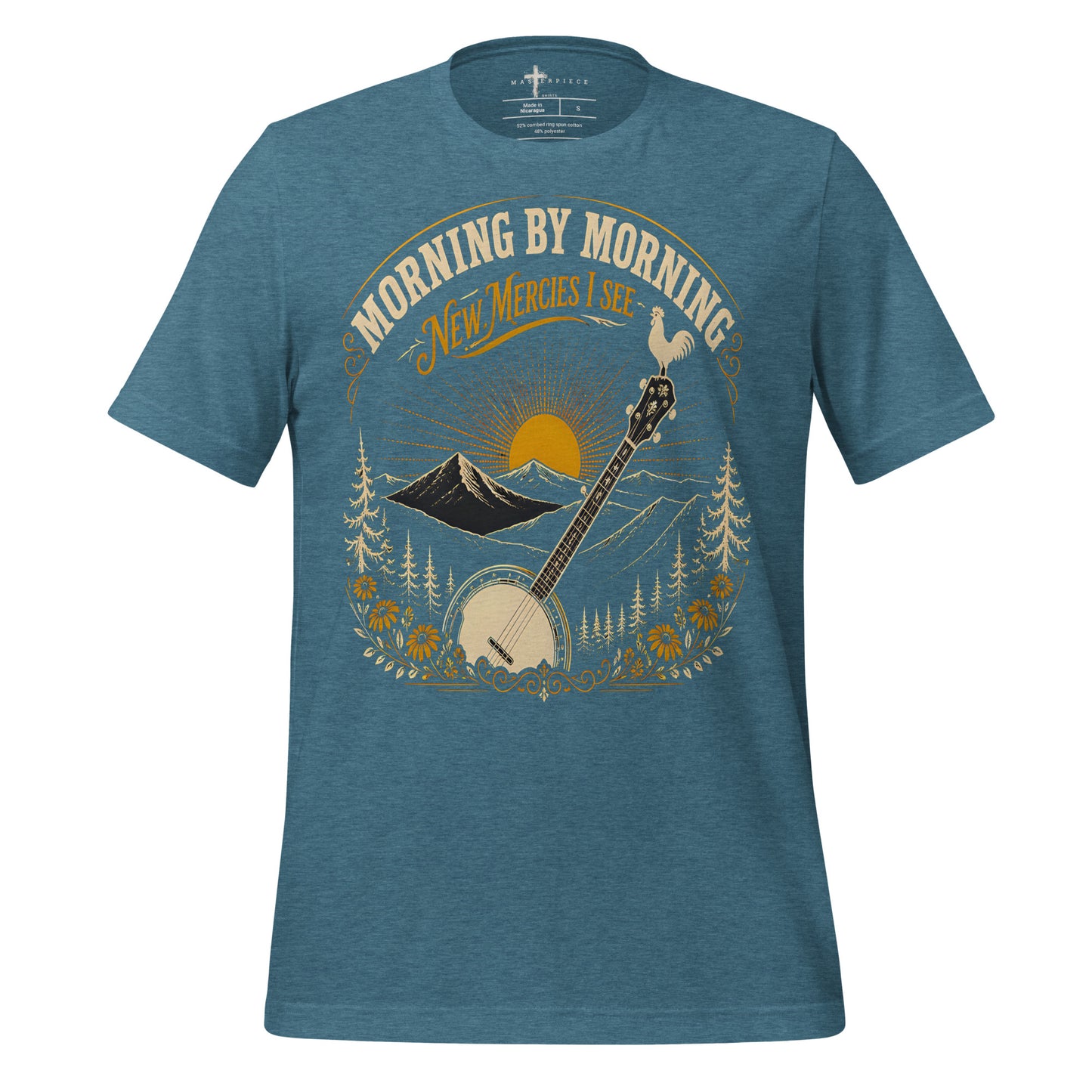Morning by Morning Banjo - Teal - MasterPiece Shirts