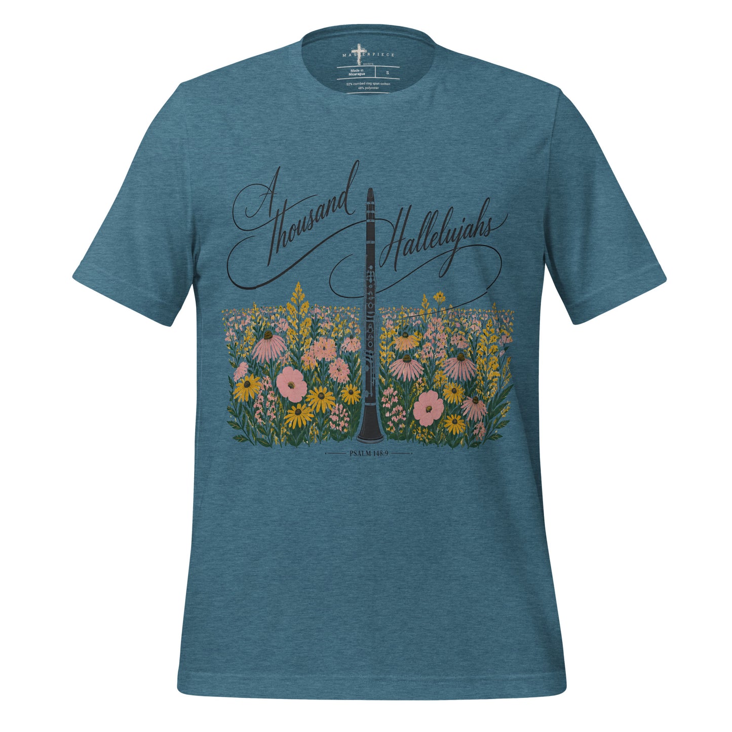 Thousand Hallelujahs Clarinet - Teal - MasterPiece Shirts