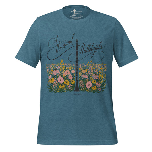 Thousand Hallelujahs Clarinet - Teal - MasterPiece Shirts