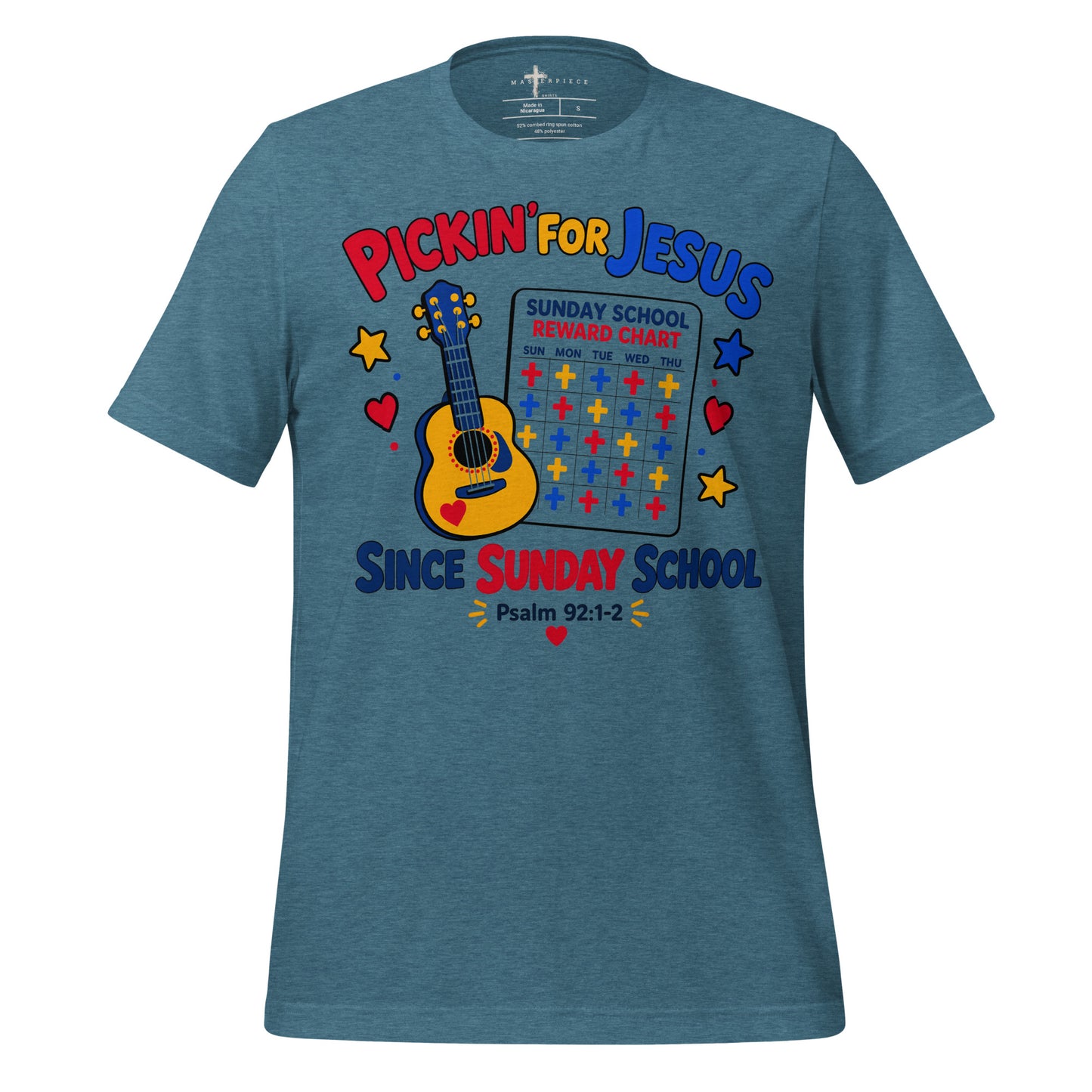 Pickin Since Sunday School - Teal - MasterPiece Shirts