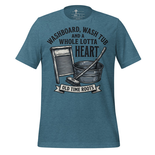 WashBoard Roots - Teal - MasterPiece Shirts