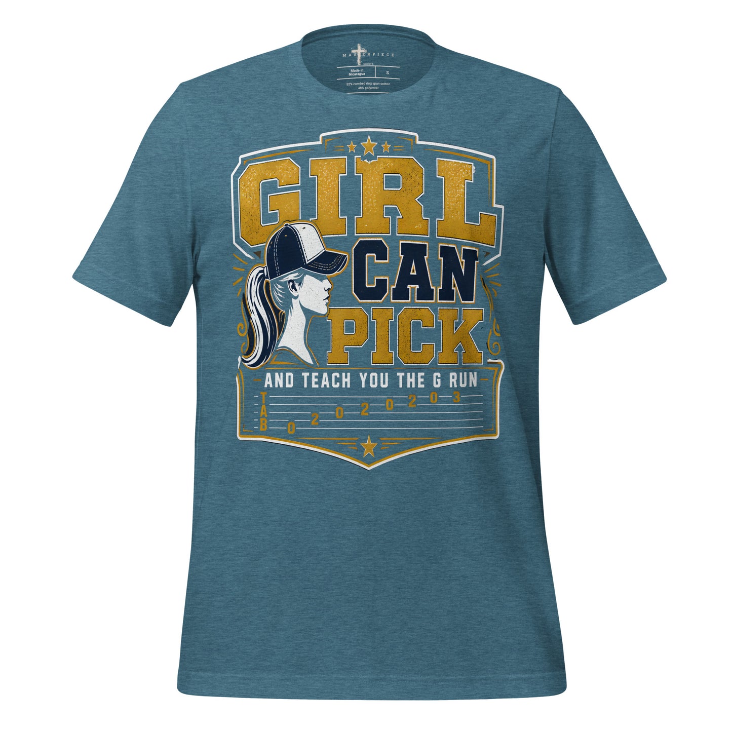 Girl can Pick G-Run - Teal - MasterPiece Shirts