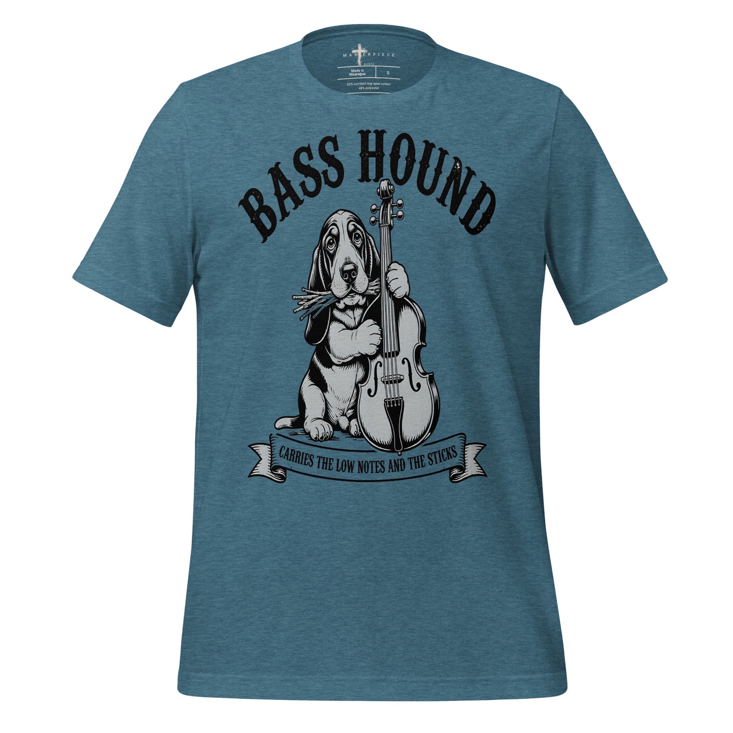 Bass Hound Low Notes - Teal - MasterPiece Shirts