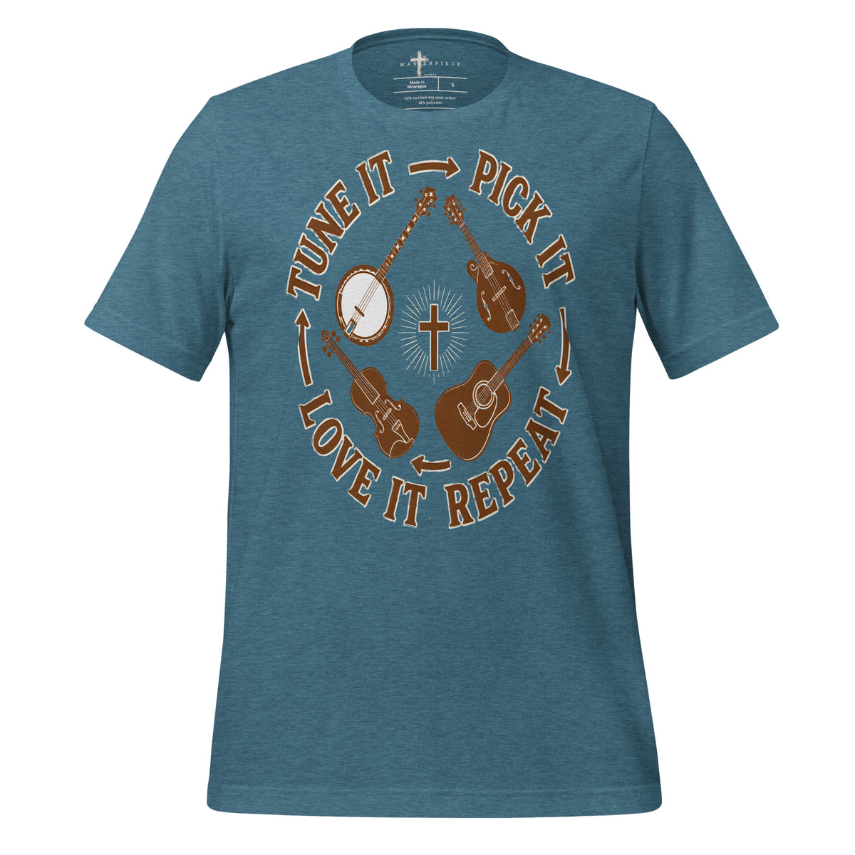 Tune Pick Repeat - Teal - MasterPiece Shirts