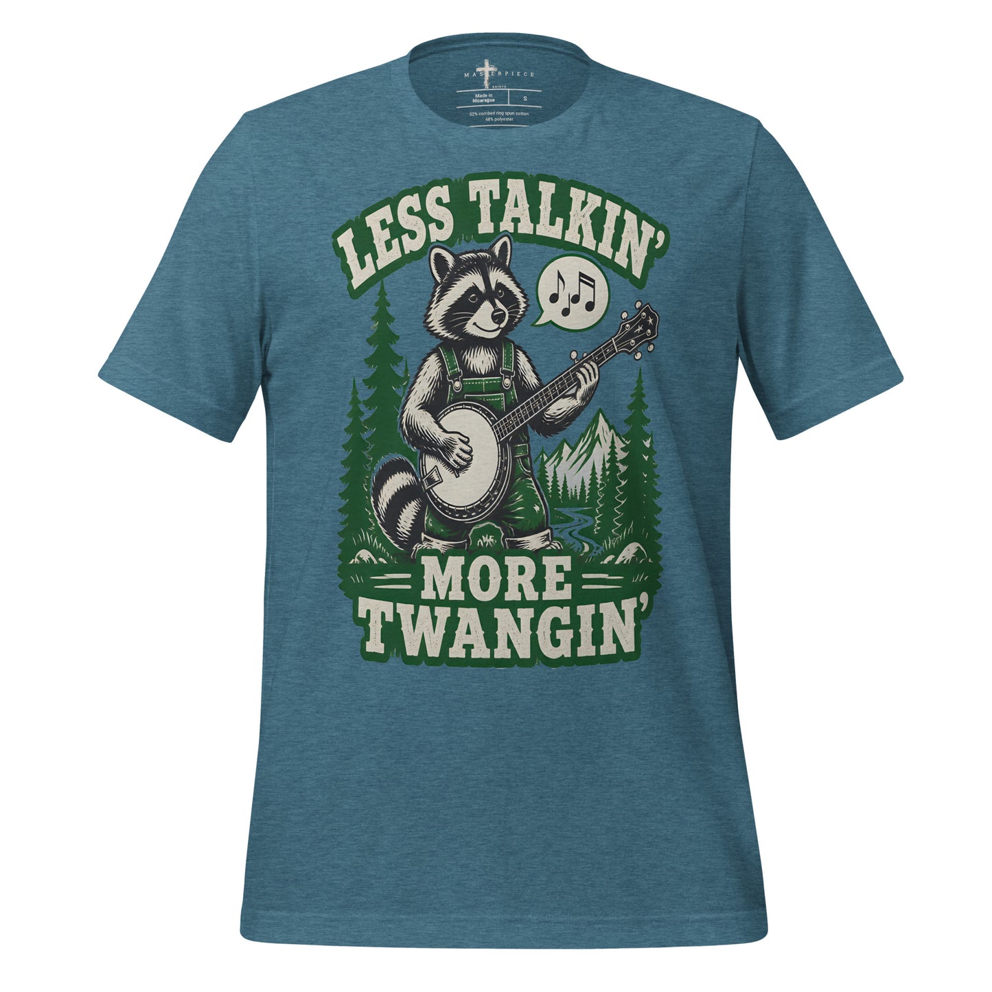 Less Talk More Twang - Teal - MasterPiece Shirts