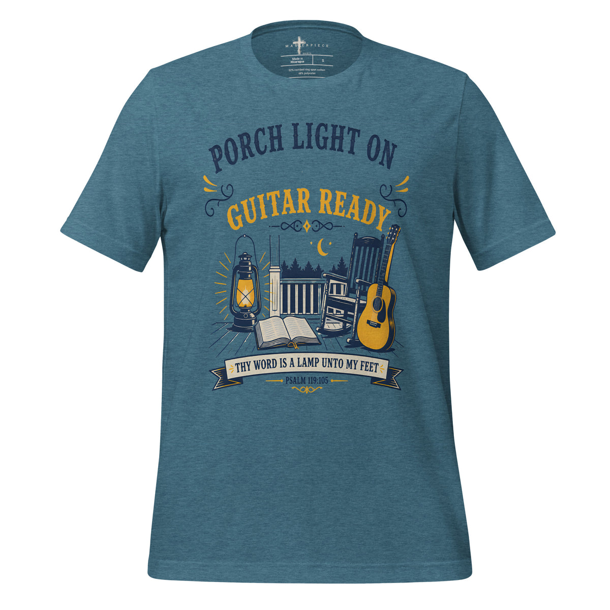 Porch Light Guitar - Teal - MasterPiece Shirts