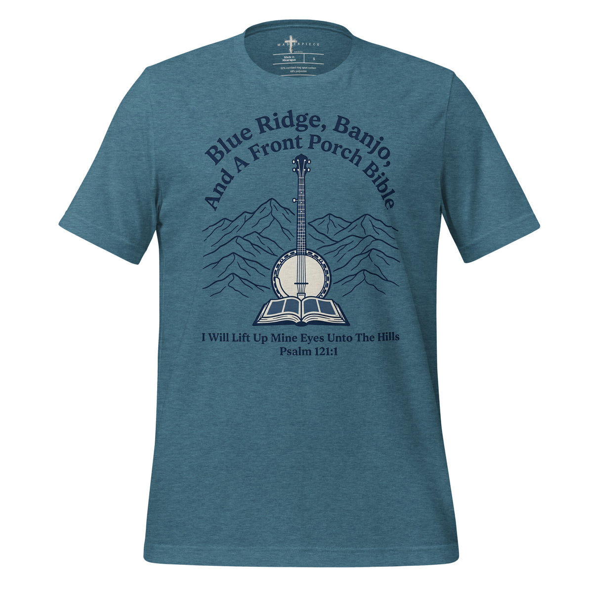 Blue Ridge Mtn Banjo - Teal - MasterPiece Shirts