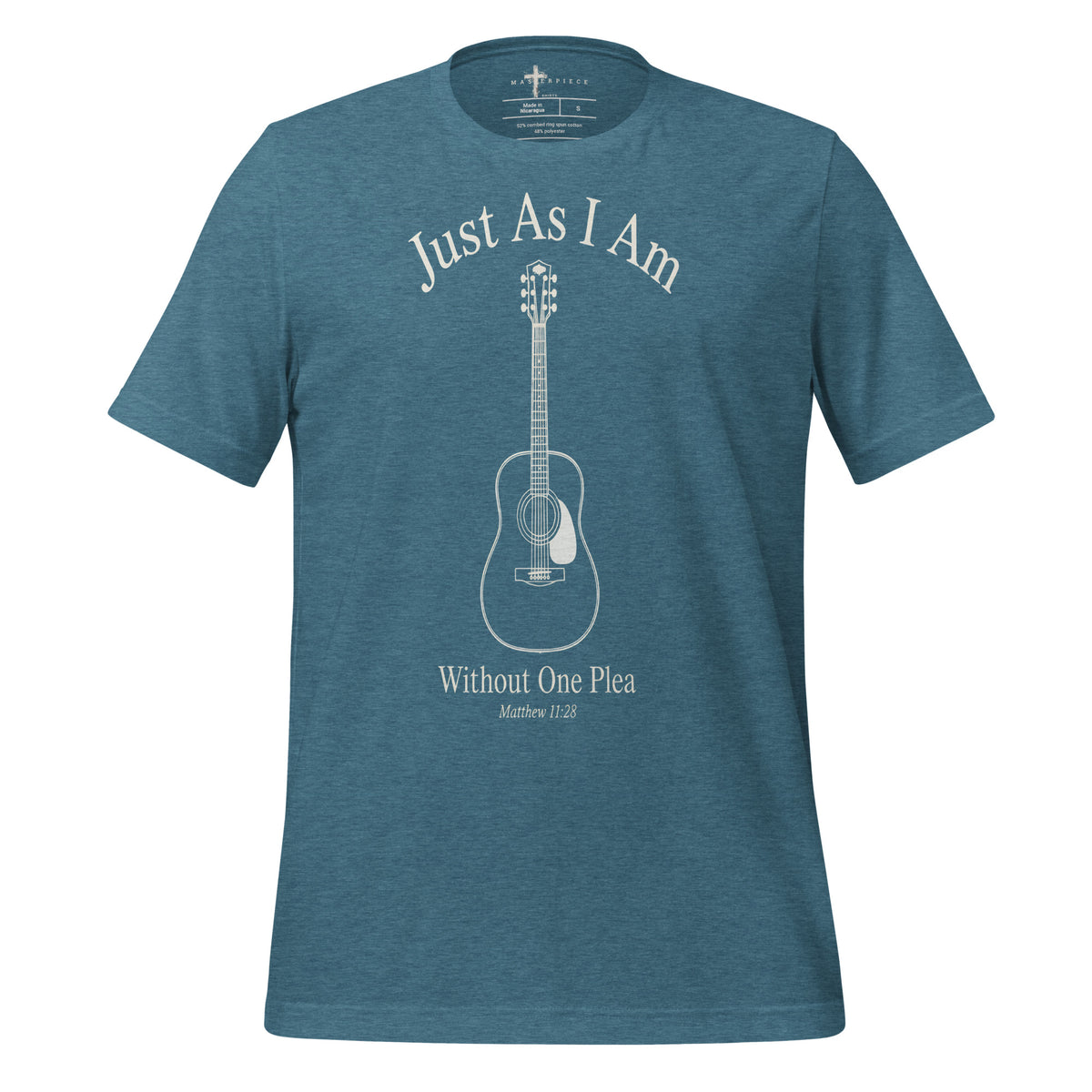 Just As I Am Guitar - Teal - MasterPiece Shirts