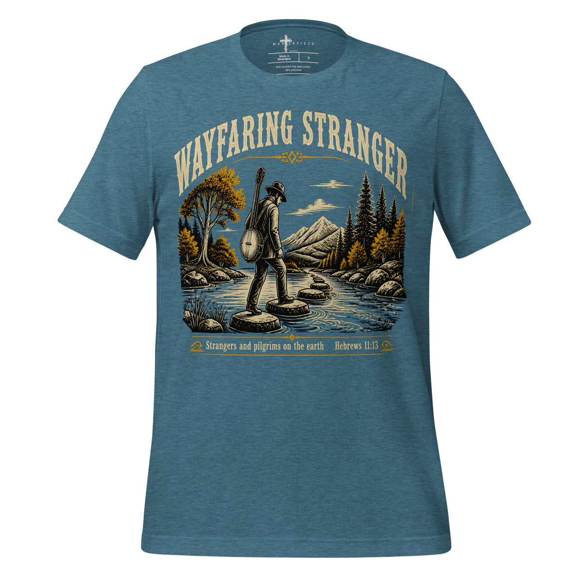 Wayfaring Stranger - Teal - MasterPiece Shirts