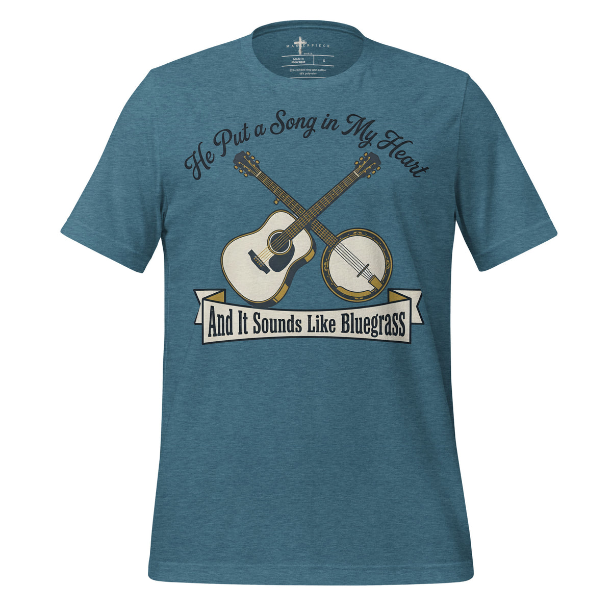 New Song Bluegrass - Teal - MasterPiece Shirts