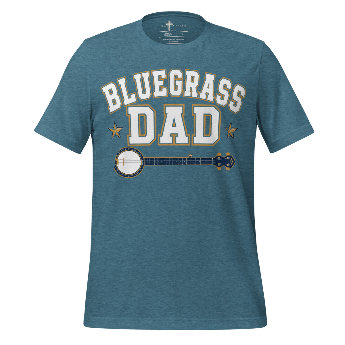 Bluegrass Dad - Teal - MasterPiece Shirts
