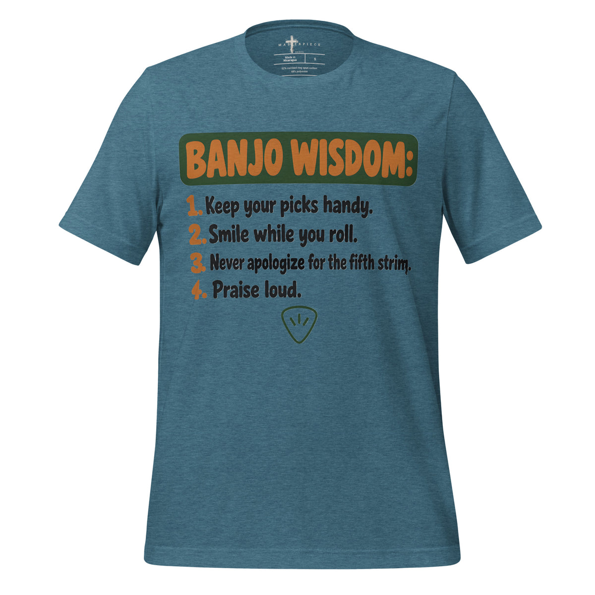 Banjo Wisdom - Teal - MasterPiece Shirts