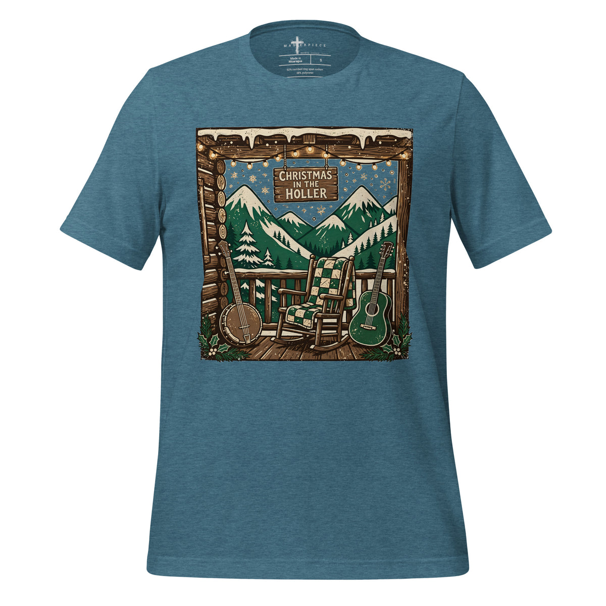 Christmas in the Holler - Teal - MasterPiece Shirts