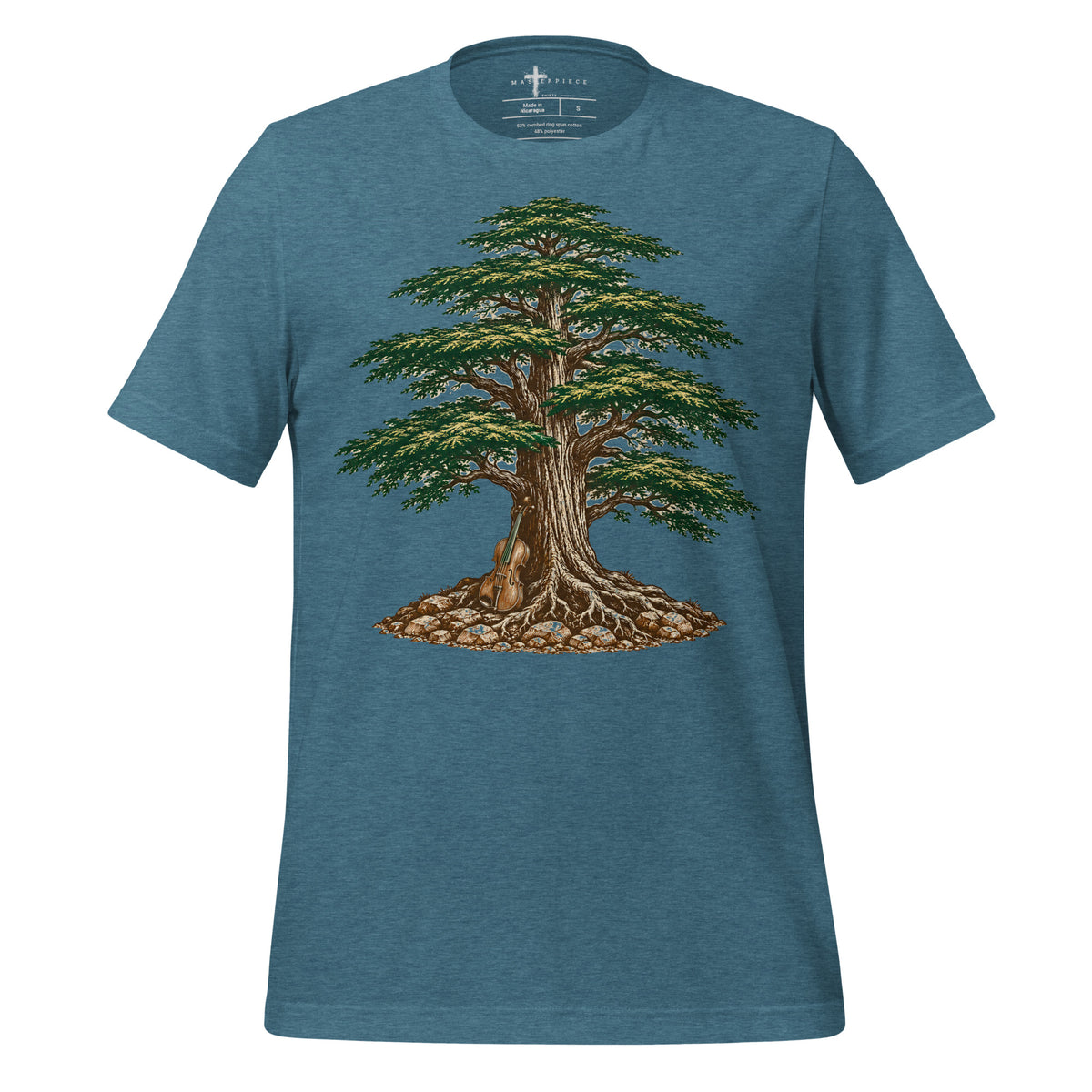 Fiddle Tree - Teal - MasterPiece Shirts