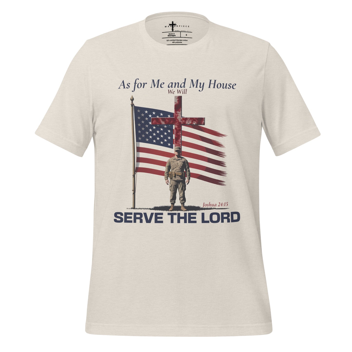 As For Me and My House  Christian Bible Verse T-Shirt
