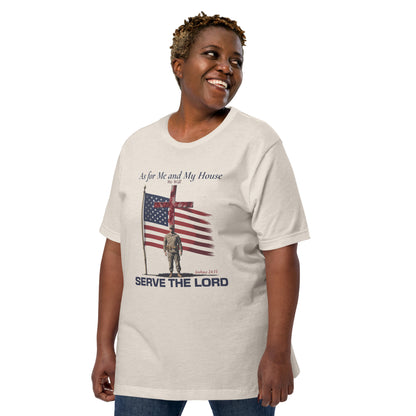 As For Me and My House  Christian Bible Verse T-Shirt