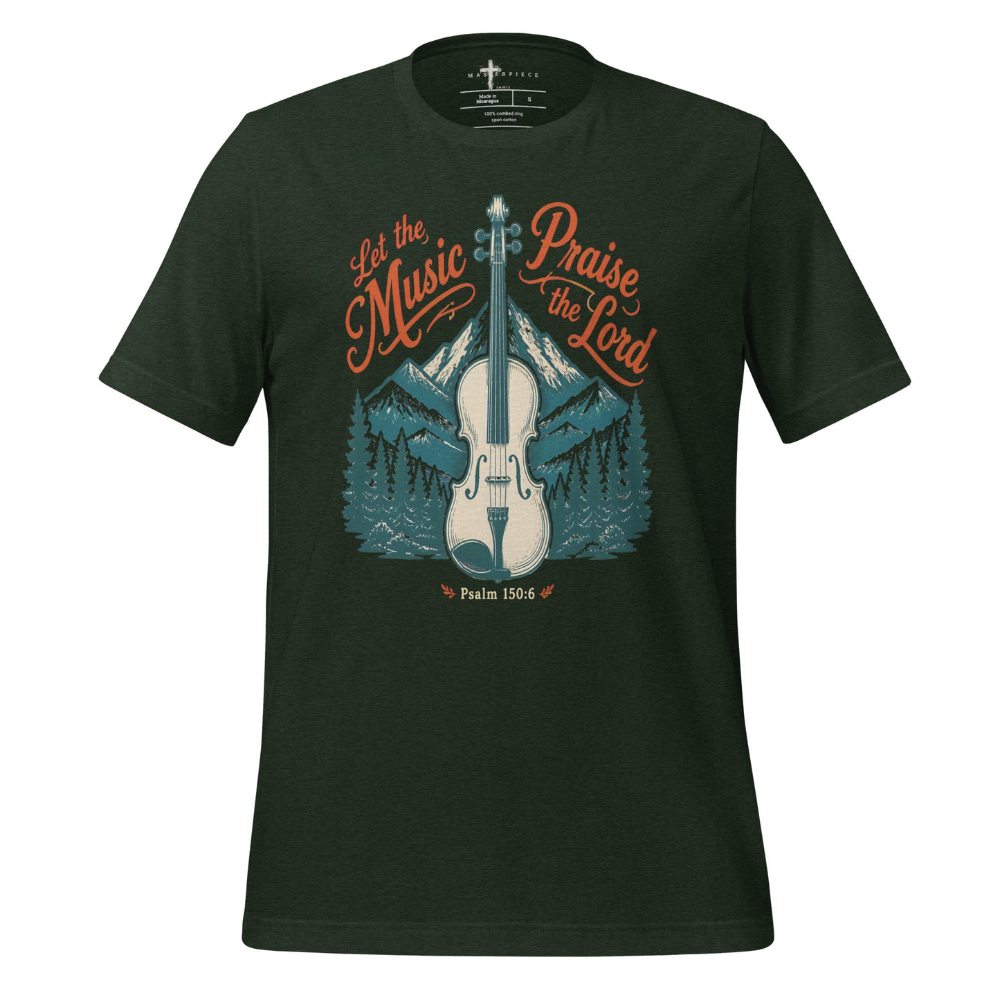 Let the Music Praise the Lord Violin - MasterPiece Shirts