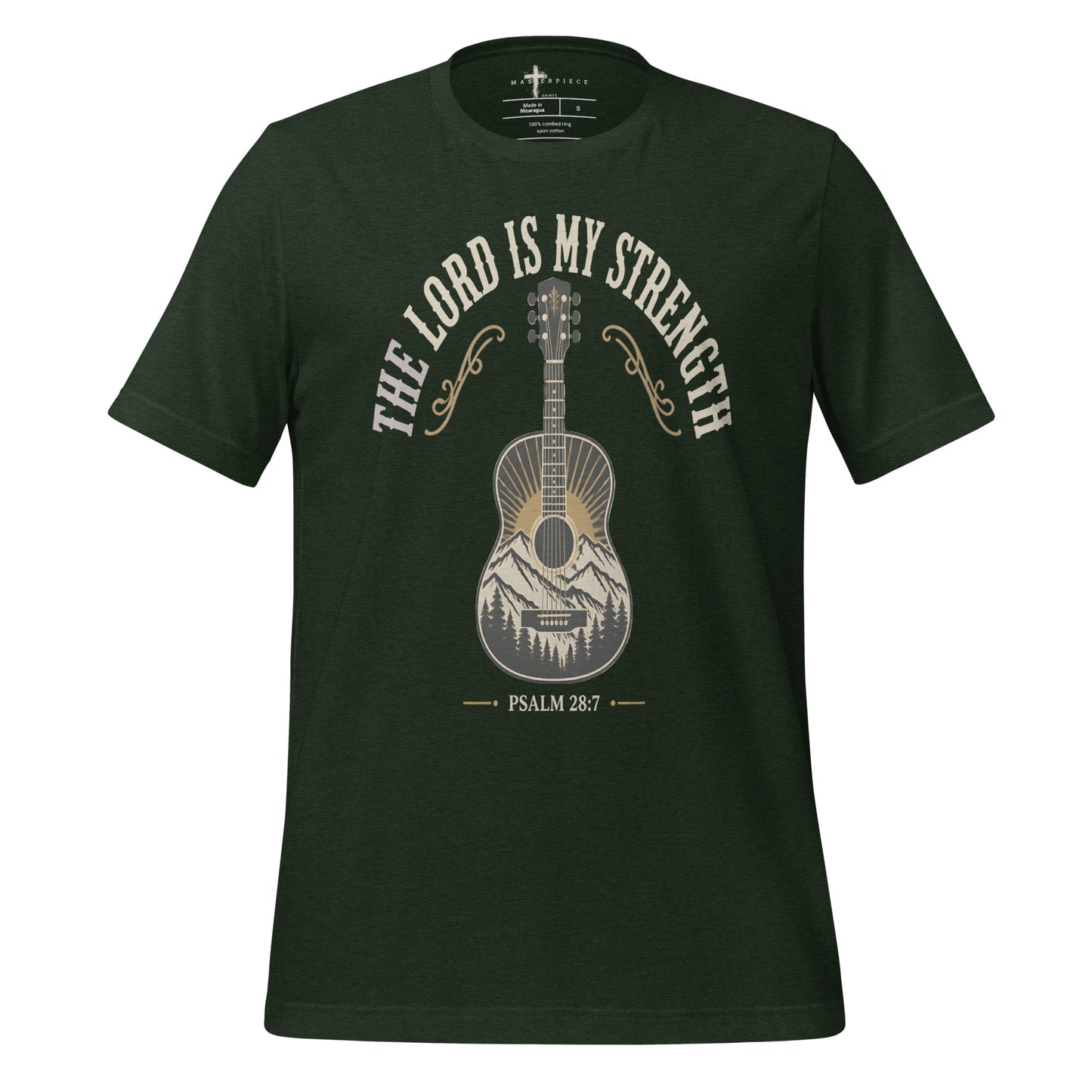 The Lord is My Strength Guitar - MasterPiece Shirts