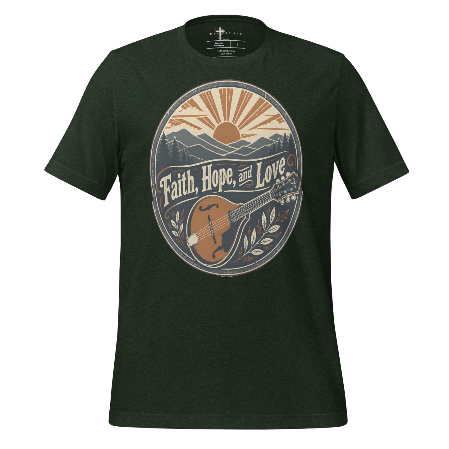 Faith Hope Love Mandolin - MasterPiece Shirts