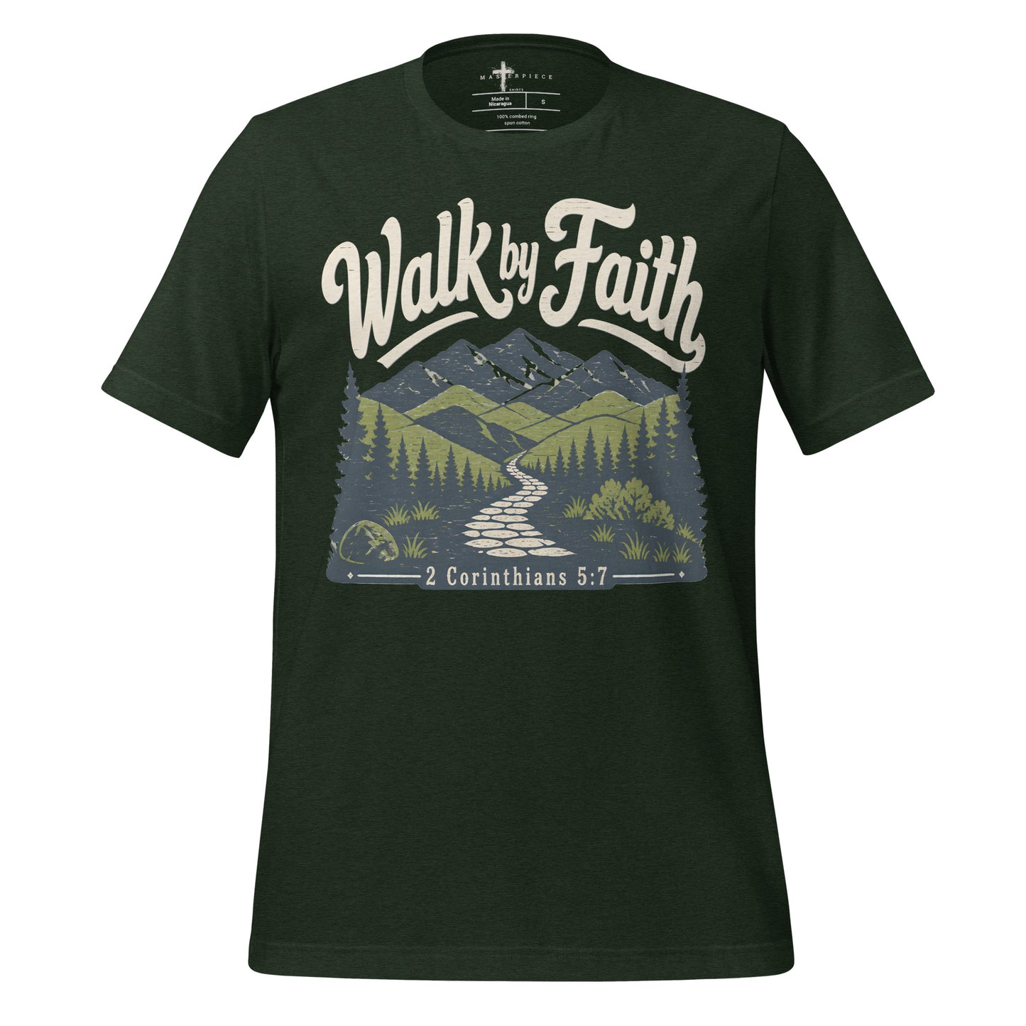 Walk by Faith Mountain - MasterPiece Shirts