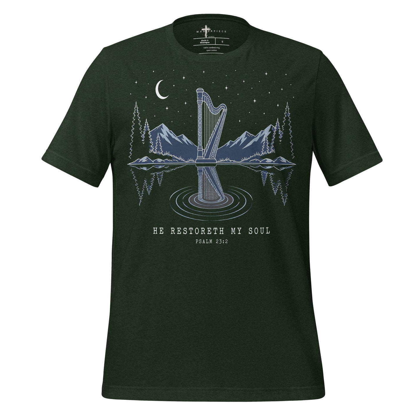 He Restoreth My Soul Harp - MasterPiece Shirts