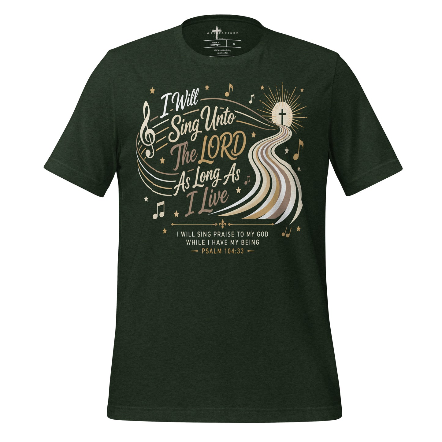 I will sing unto the Lord Cross - MasterPiece Shirts