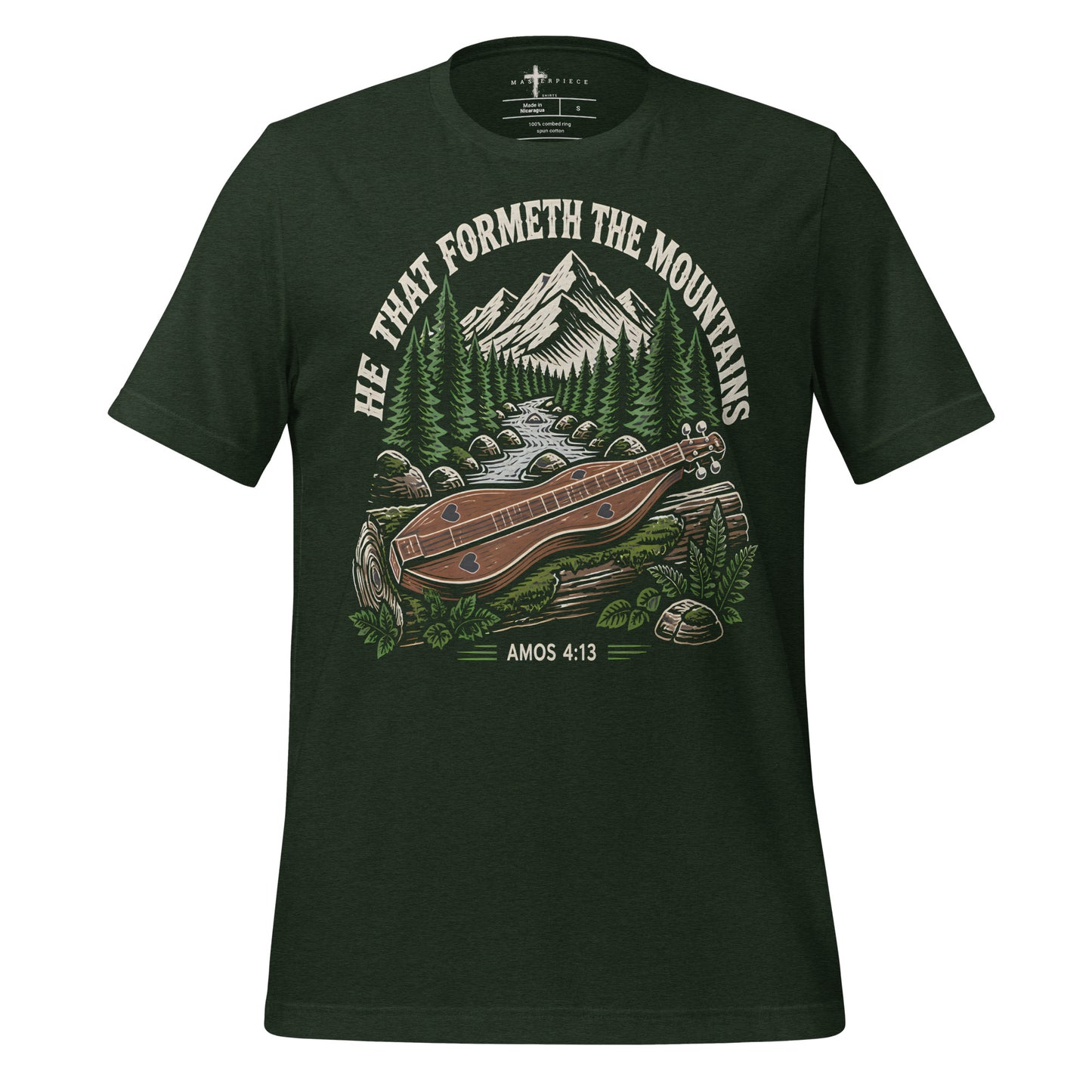 He Formed The Mountains Mountain Dulcimer - MasterPiece Shirts