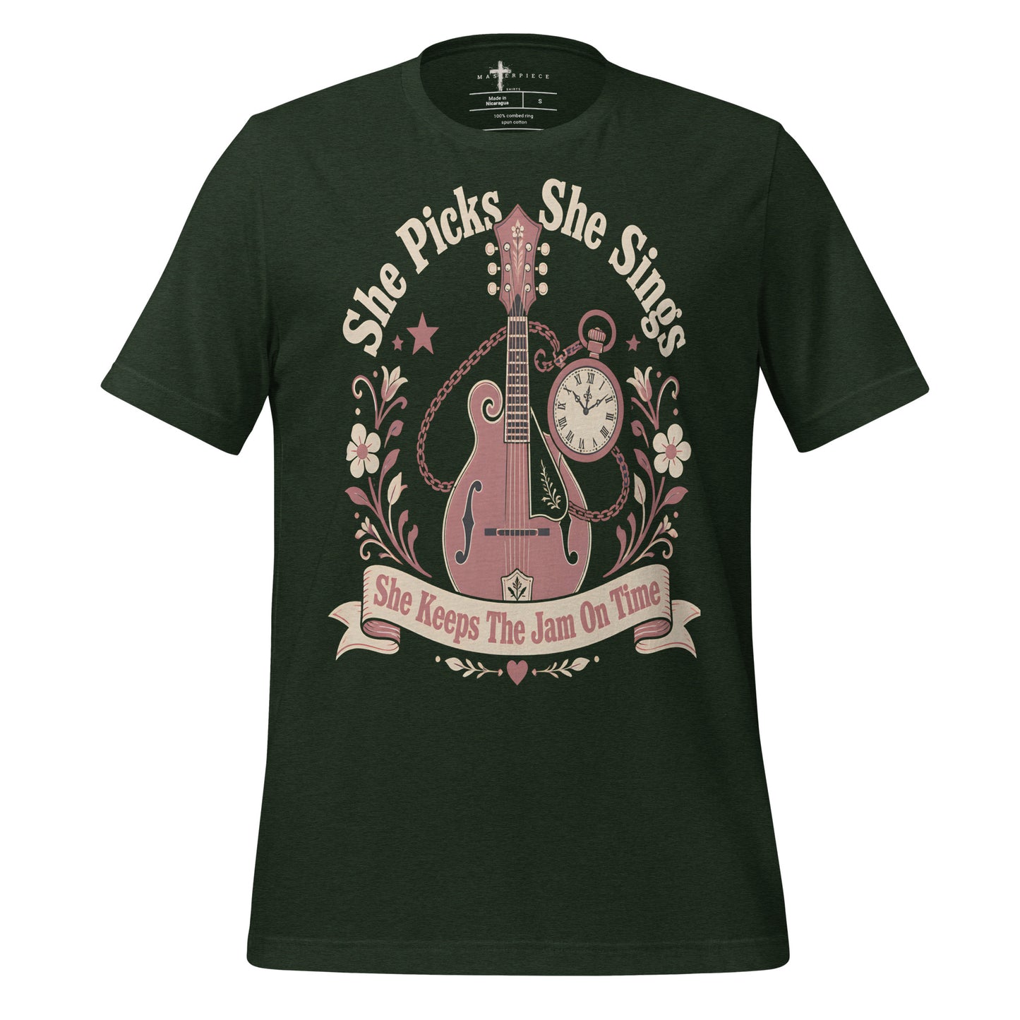 She Picks Mandolin - MasterPiece Shirts