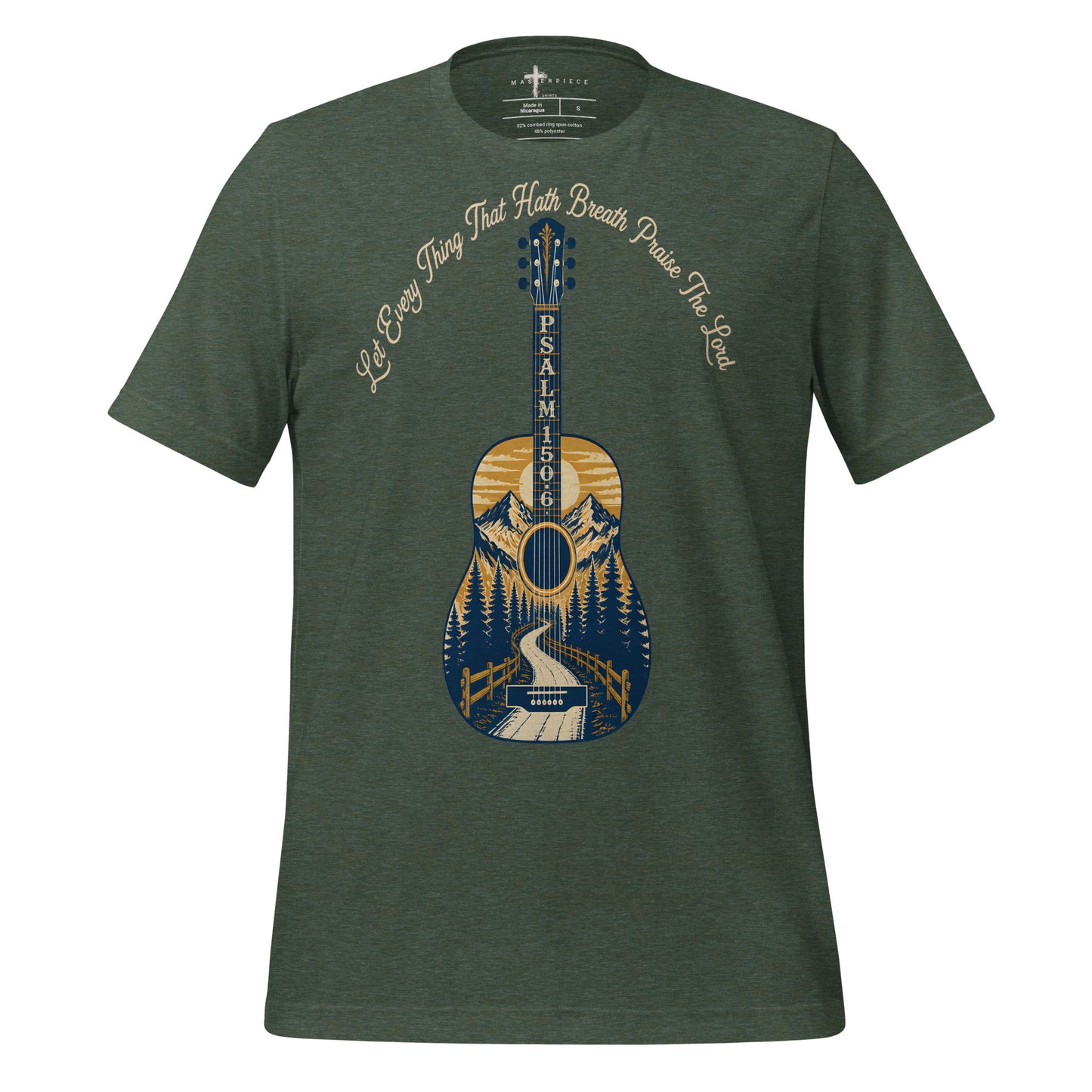 Let Everything that has Breath Guitar - Forest - MasterPiece Shirts