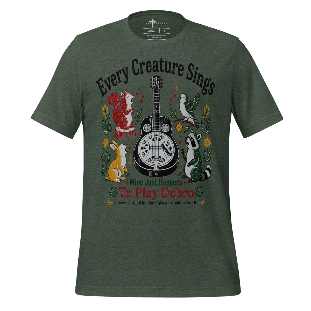 Every Creature Sings Dobro - Forest - MasterPiece Shirts