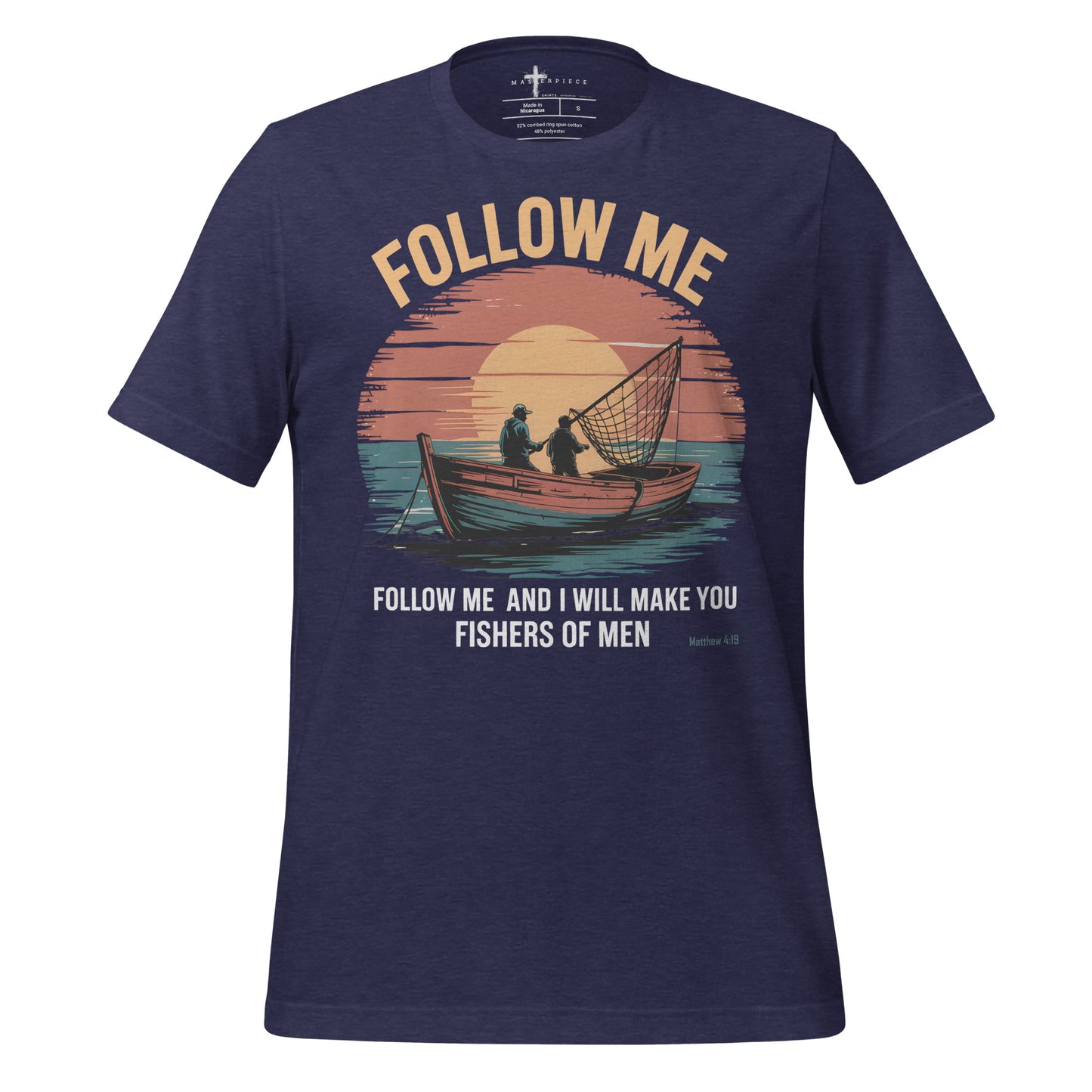 Follow Me  Christian Bible Verse T-Shirt