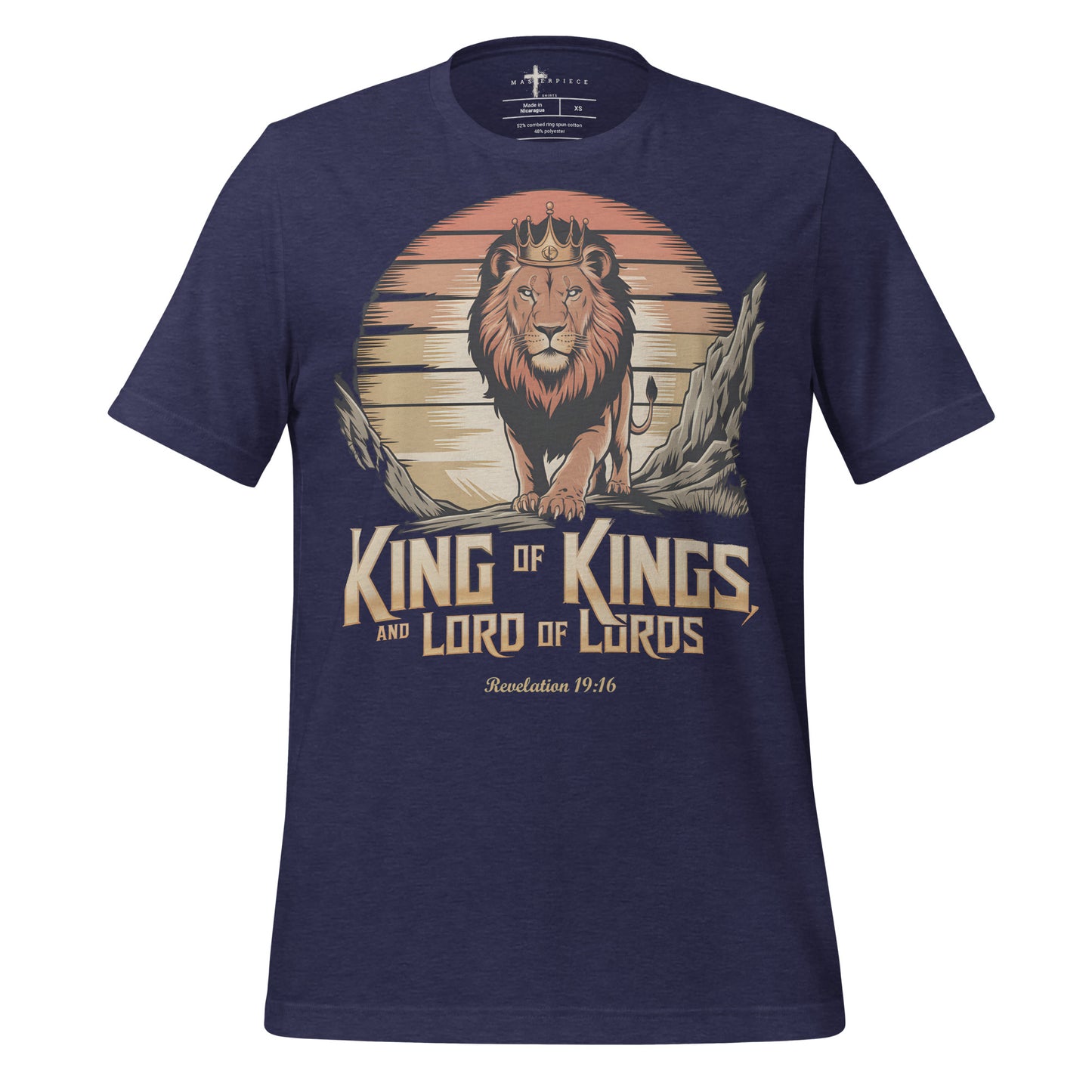 King of Kings T-Shirt  Christian Bible Verse T-Shirt