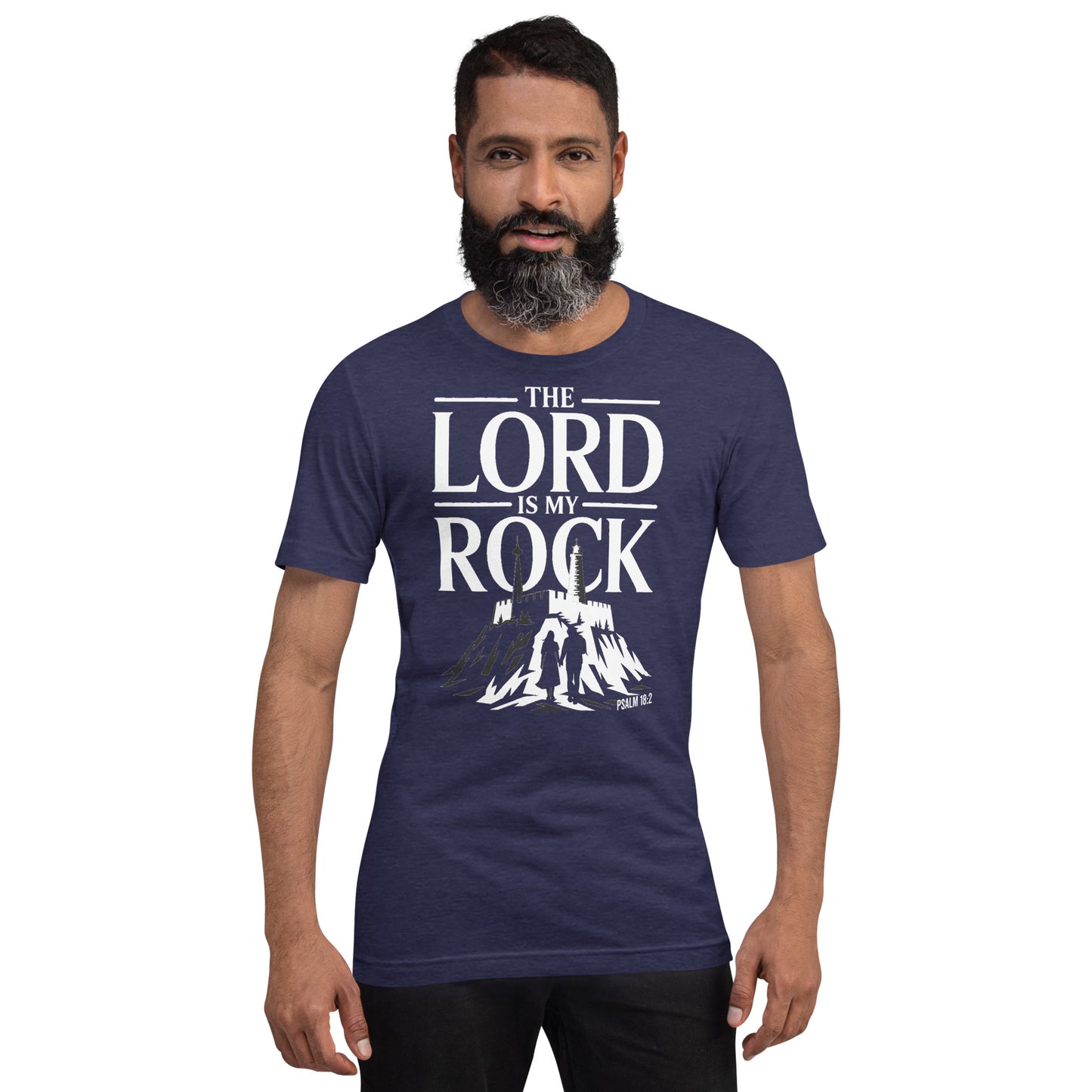 The Lord is My Rock  Christian Bible Verse T-Shirt