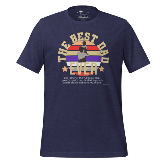 Best Dad Ever  Christian Bible Verse T-Shirt