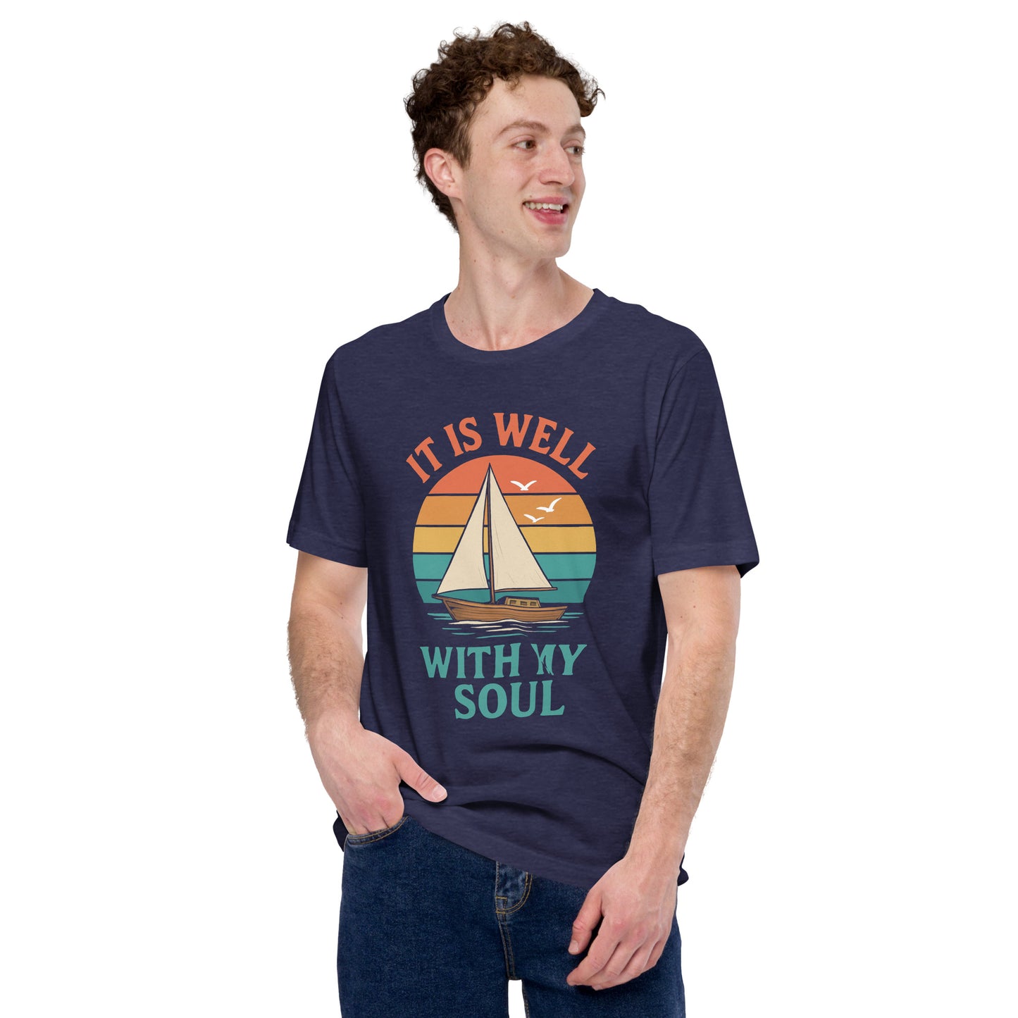 It Is Well With My Soul  Christian Bible Verse T-Shirt