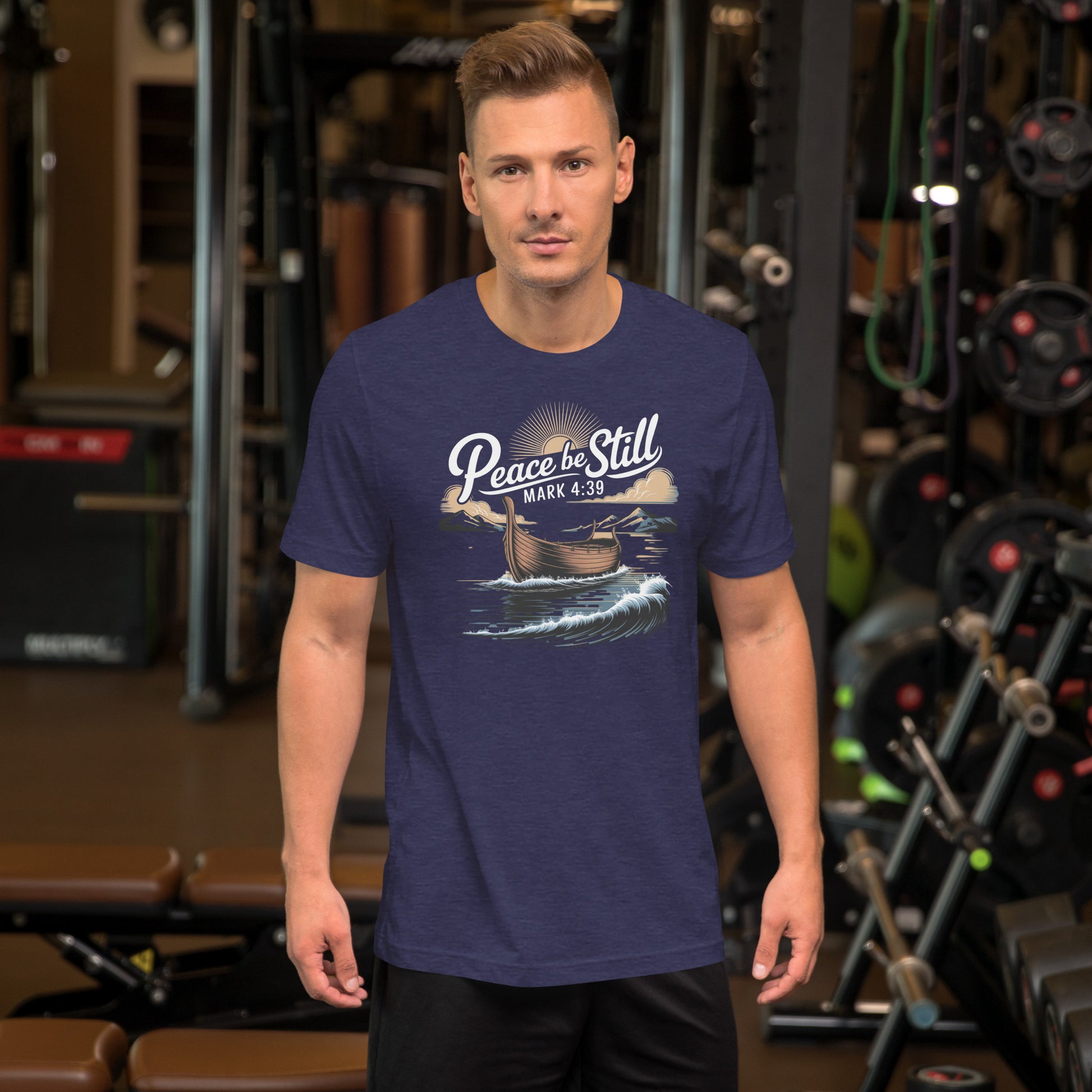 Peace Be Still  Christian Bible Verse T-Shirt