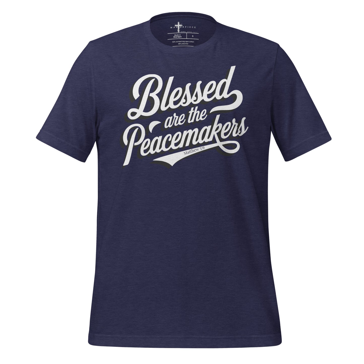 Blessed are the Peacemakers Christian Bible Verse T-Shirt