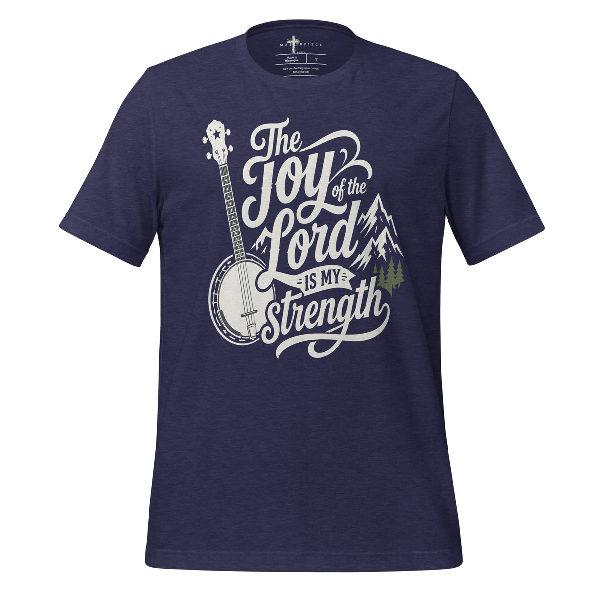 The Joy of the Lord is My Strength Banjo - Navy - MasterPiece Shirts