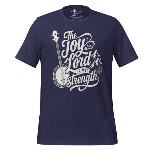 The Joy of the Lord is My Strength Banjo - Navy - MasterPiece Shirts