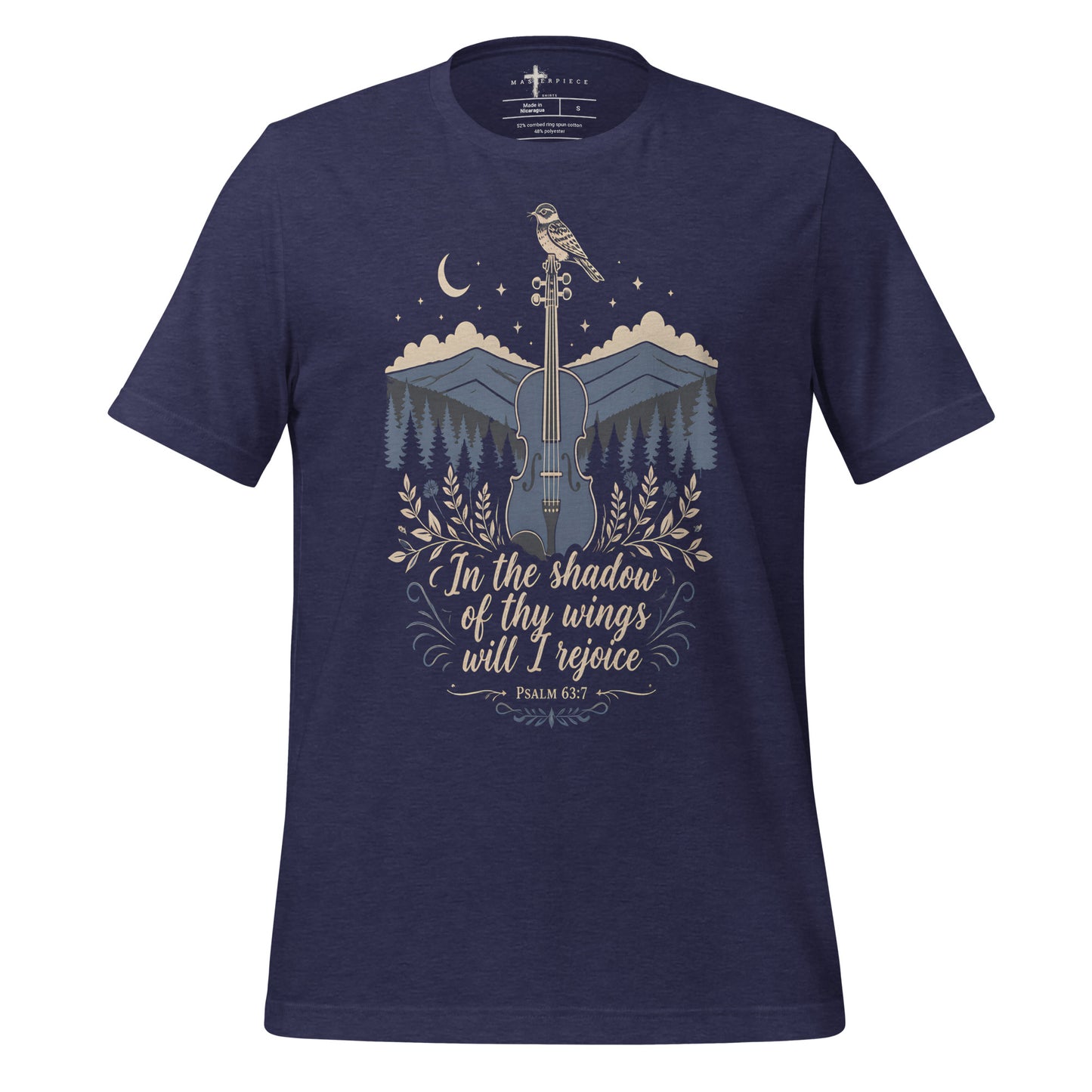 Shadow of Thy Wings - Navy - MasterPiece Shirts