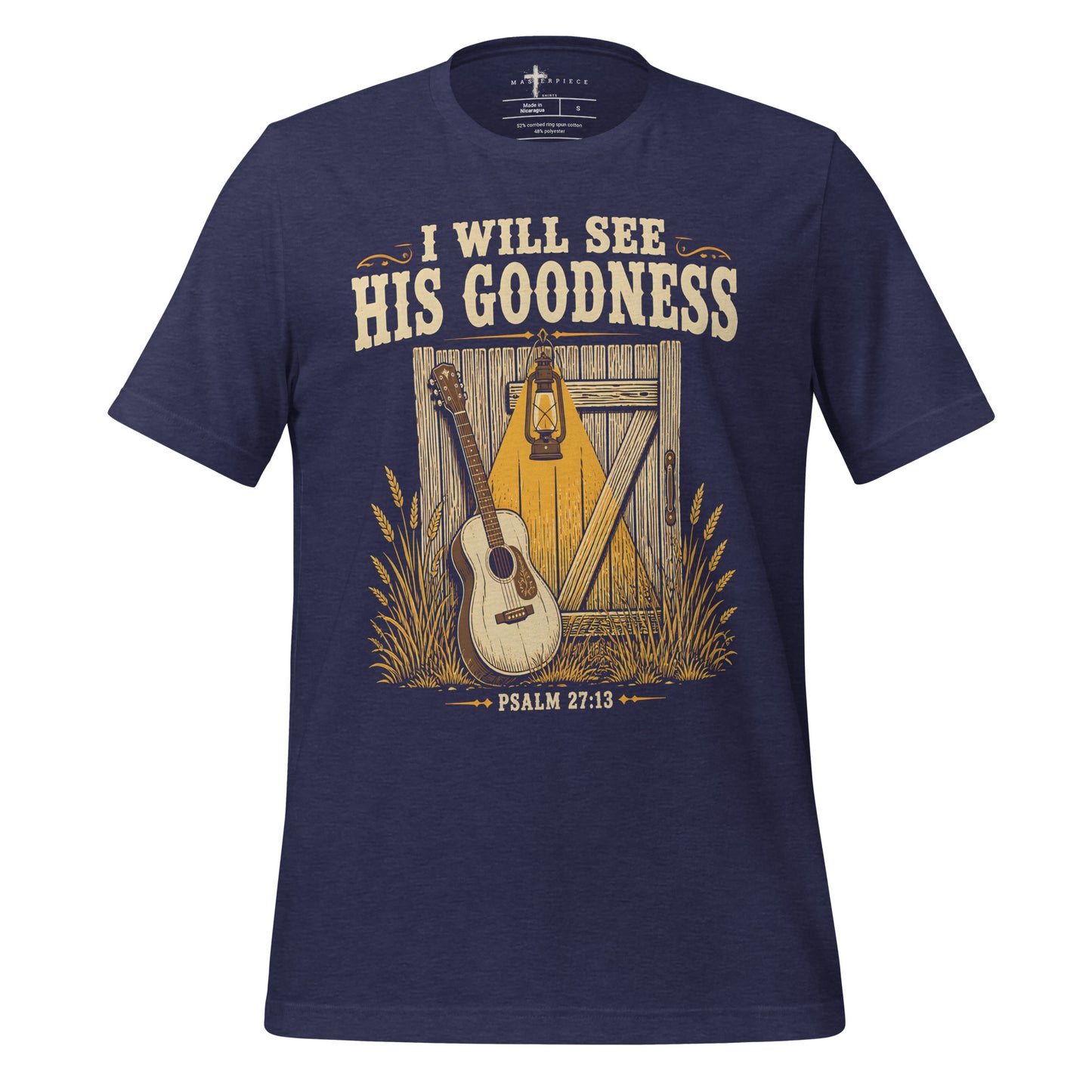 His Goodness Guitar - Navy - MasterPiece Shirts