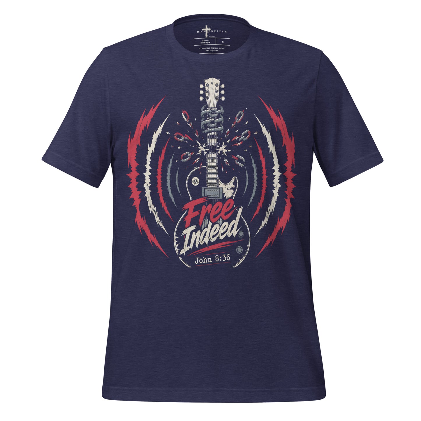 Free Indeed Guitar - Navy - MasterPiece Shirts