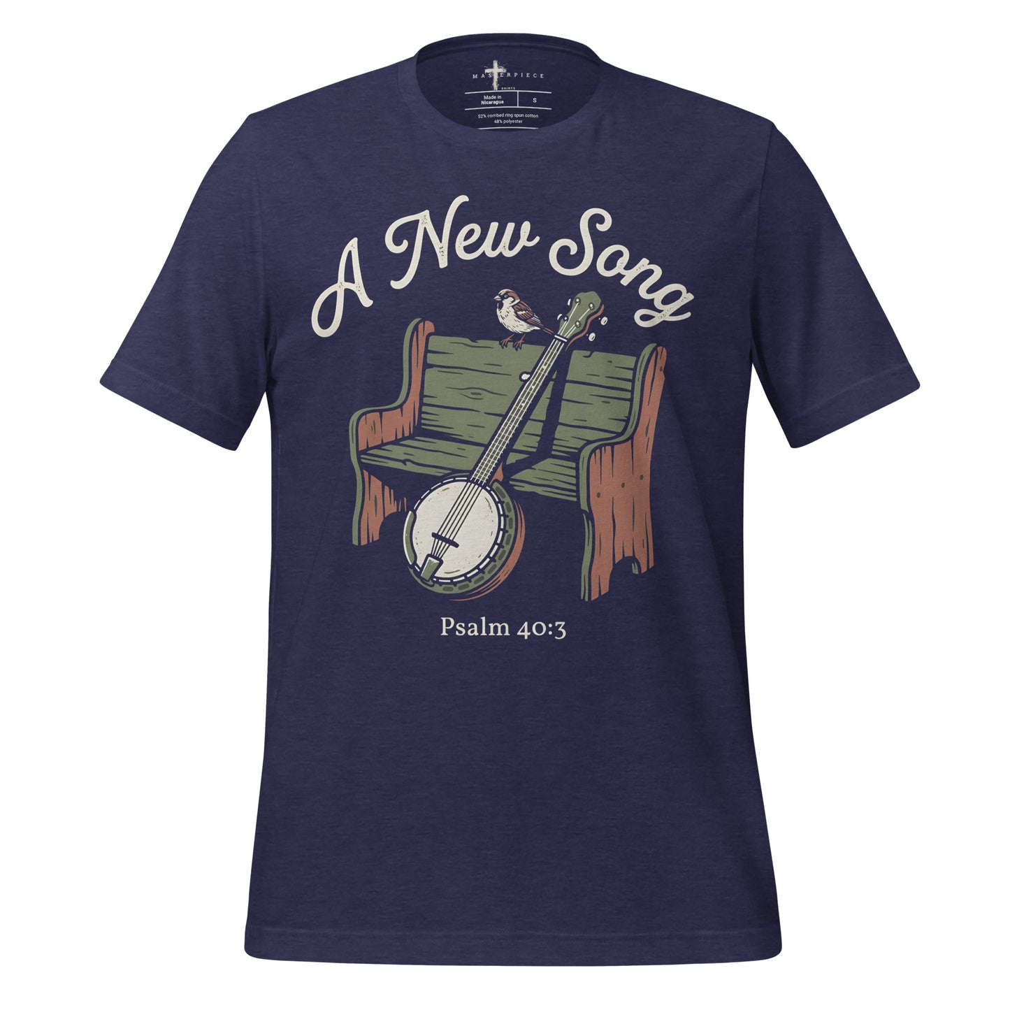 New Song Banjo Bird - Navy - MasterPiece Shirts