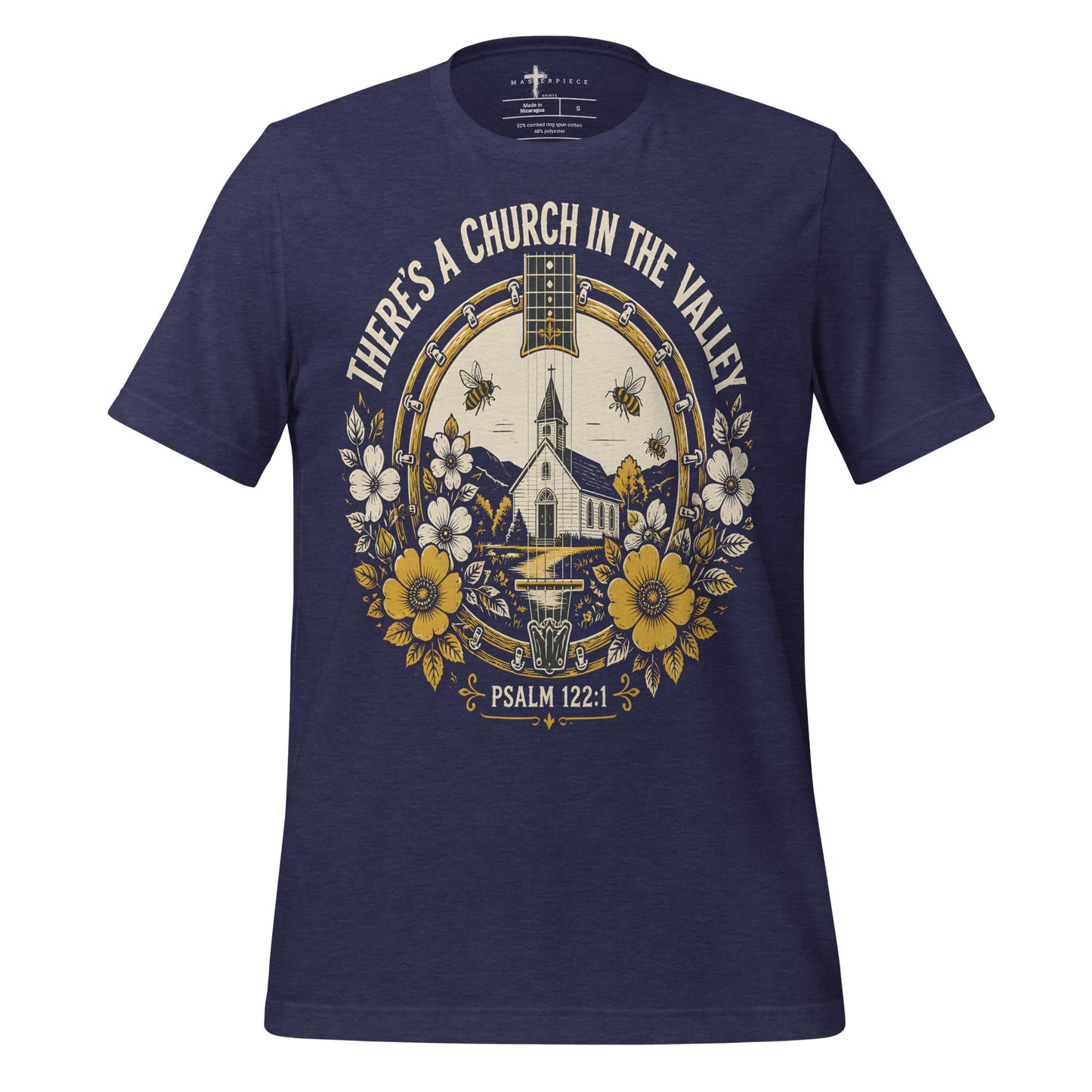 Church in the Valley Banjo - Navy - MasterPiece Shirts
