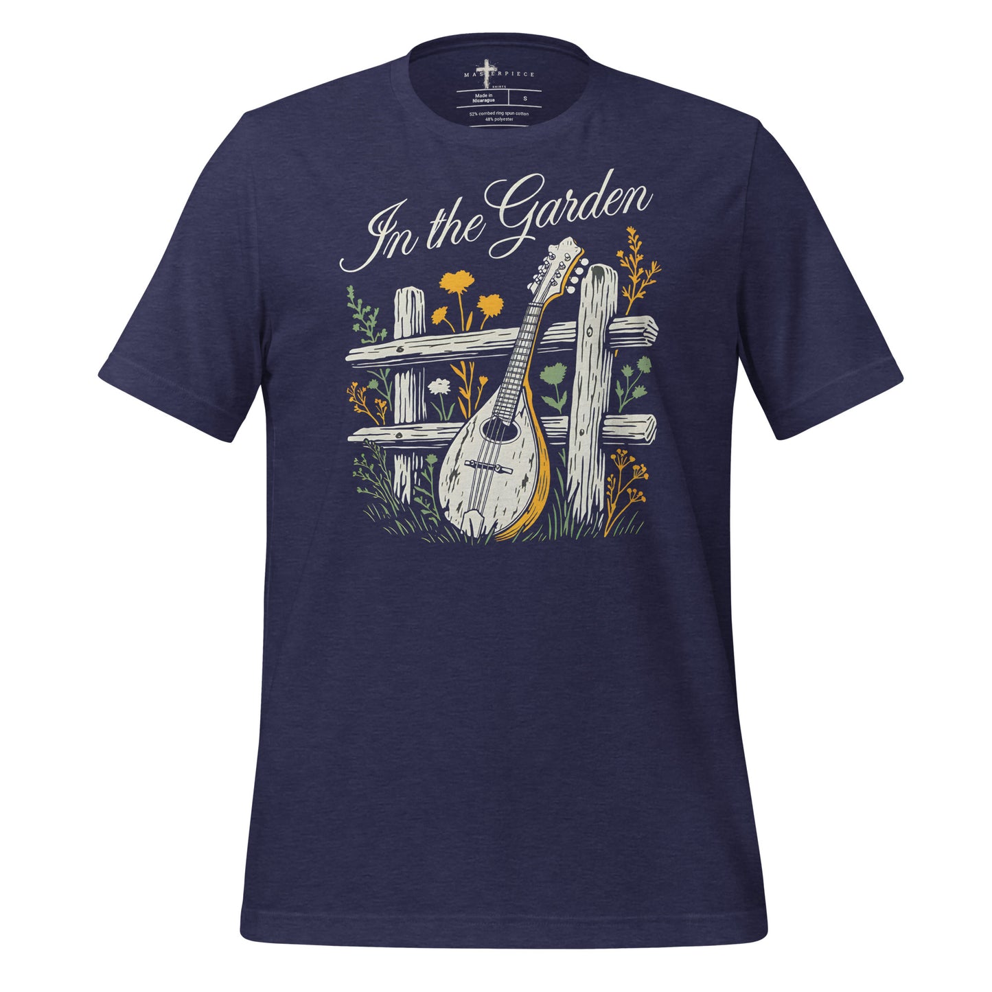 In The Garden Mandolin - Navy - MasterPiece Shirts