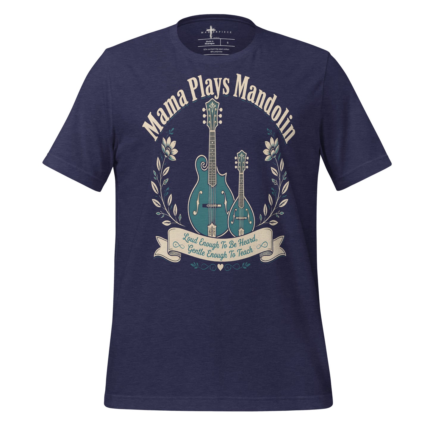 Mama Plays Mandolin - Navy - MasterPiece Shirts