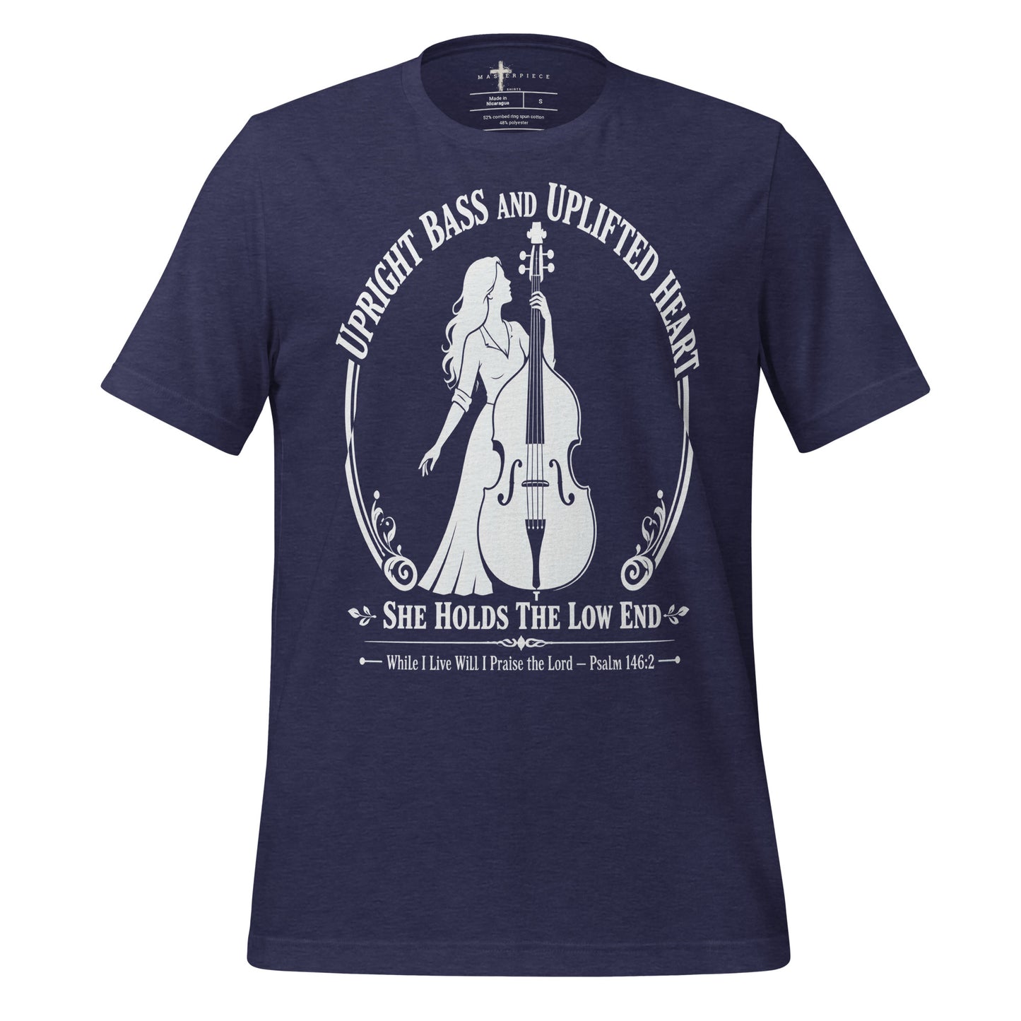 Upright Bass Female - Navy - MasterPiece Shirts