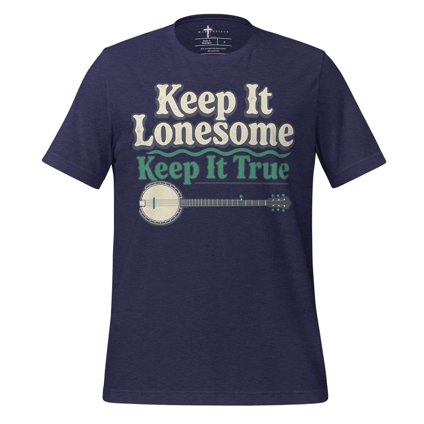 Keep it Lonesome Banjo - Navy - MasterPiece Shirts