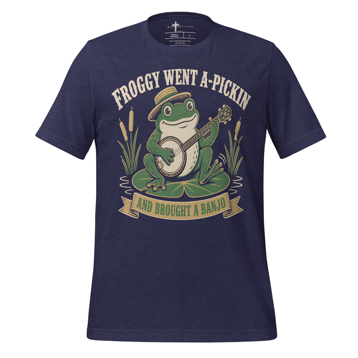 Frog Pickin Banjo - Navy - MasterPiece Shirts